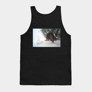 Barn in Winter Tank Top